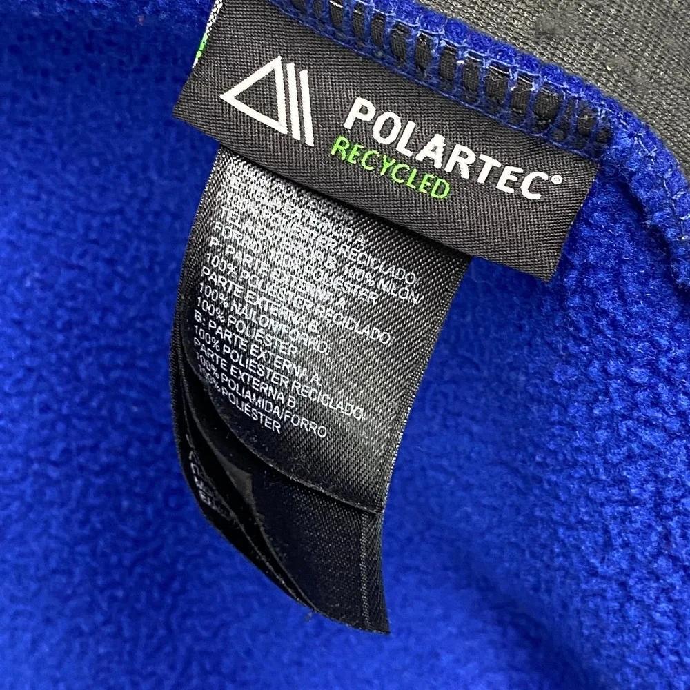The North Face Polartec Denali Fleece Jacket Mens Large Full Zip cobalt blue - Picture 11 of 13